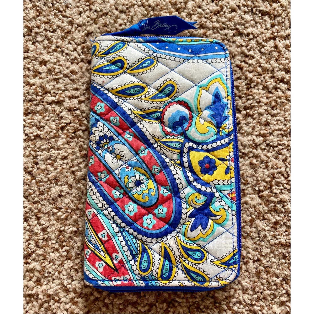 Vera Bradley colorful paisley wallet - Picture 2 of 5